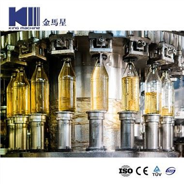 Автоматична стъклена бутилка Бира CSD Напитка Течна сода Напитка Течна Опаковка Машина за пълнене